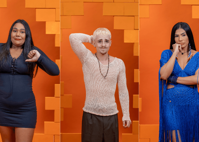 BBB 26: Chaiany, Juliano Floss e Marciele enfrentam o 13º Paredão