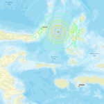 Terremoto de 7,8 graus atinge o Mar das Molucas, na Indonésia