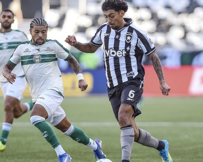 Botafogo e Coritiba protagonizam empate emocionante no Brasileirão
