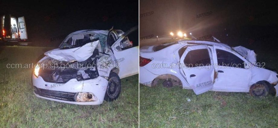 Motorista morre em capotagem na rodovia Castello Branco, SP