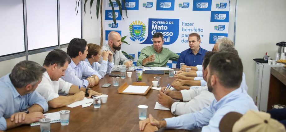 Governador de MS dialoga com setores do agronegócio durante a Expogrande