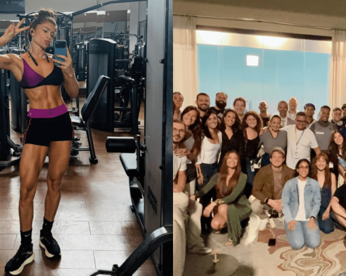 Grazi Massafera compartilha momentos do dia a dia durante gravações de ‘Três Graças’