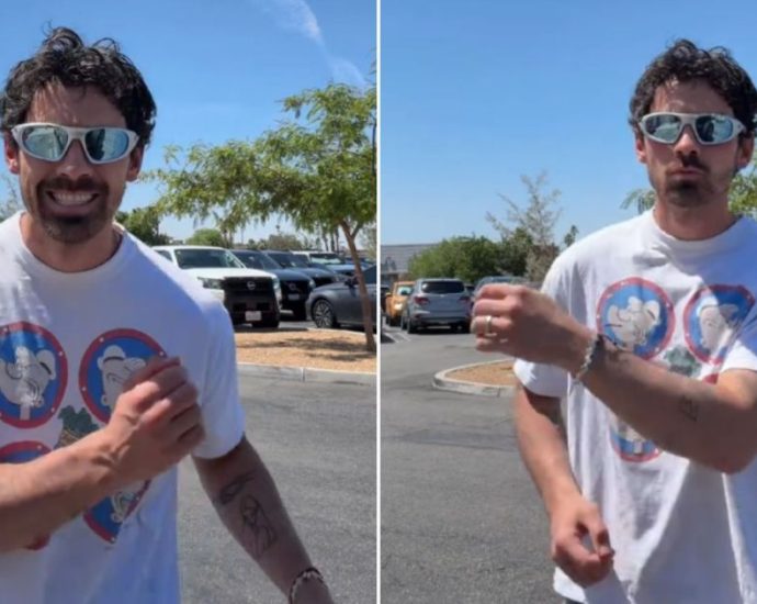 Joe Jonas dança e interage com fãs brasileiros antes de show em São Paulo