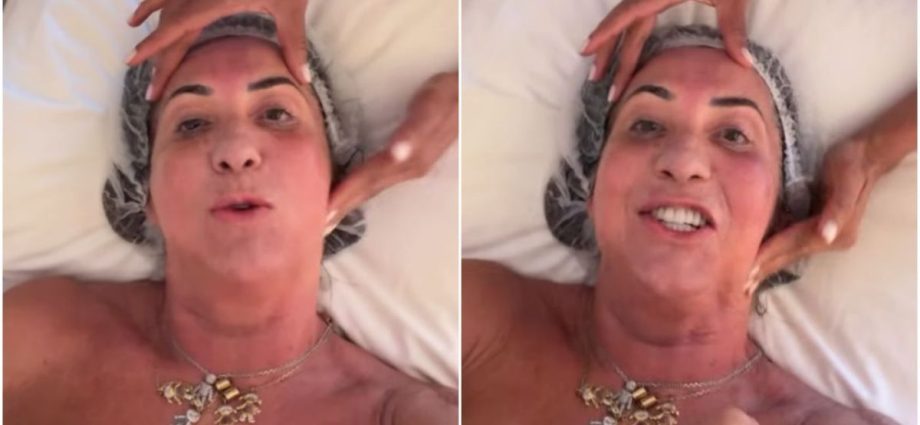 Mãe de Virginia Fonseca exibe resultado de procedimentos estéticos nas redes sociais