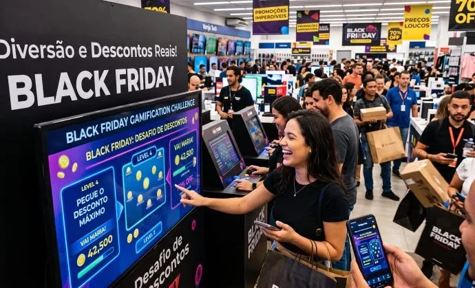 Varejistas Inovam com Gamificação para Atrair Consumidores na Black Friday