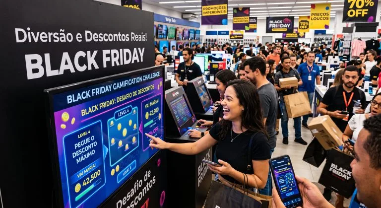 Varejistas Inovam com Gamificação para Atrair Consumidores na Black Friday