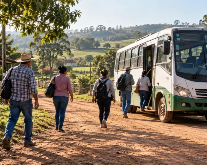 Transporte gratuito para eleitores em Mirandópolis nas eleições de 2026