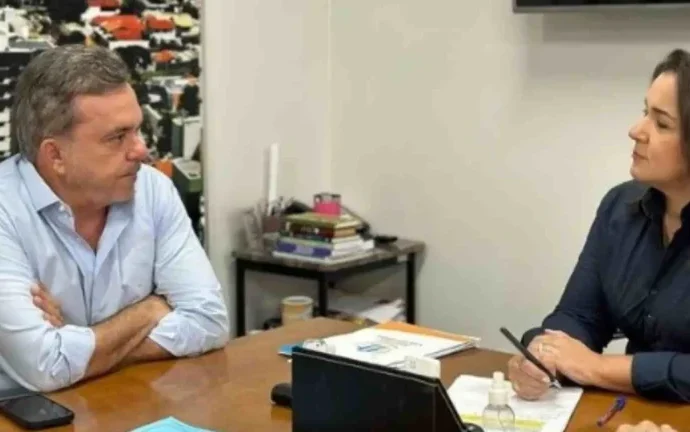 Deputado Vander Loubet e Prefeita Adriane Lopes se Reúnem para Discutir Ações Pós-Tempestade em Campo Grande