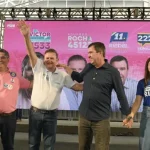Lançamento das campanhas de Eduardo e Vitor Rocha reúne mais de 2 mil pessoas em Campo Grande