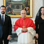 Papa Leão XIV se reúne com presidente de Montenegro