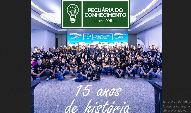 Pecuária do Conhecimento completa 15 anos com mais de 2,2 mil pessoas capacitadas