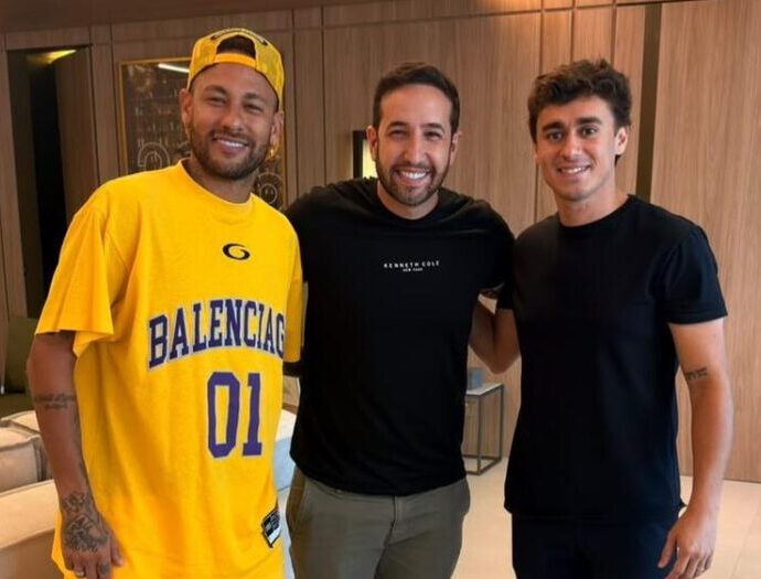 Neymar declara apoio a Flávio Bolsonaro em vídeo ao lado de Nikolas Ferreira e Tenente Coimbra