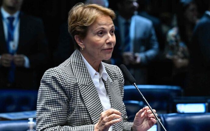 Tereza Cristina e Rogério Marinho articulam candidatura contra Alcolumbre no Senado